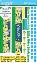 Load image into Gallery viewer, Life’s Lemons Faith Stickers| christian Planner Stickers|floral Stickers|Bible Journaling Stickers|Faith Sticker Sheets
