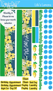 Life’s Lemons Faith Stickers| christian Planner Stickers|floral Stickers|Bible Journaling Stickers|Faith Sticker Sheets