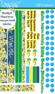 Life’s Lemons Faith Stickers| christian Planner Stickers|floral Stickers|Bible Journaling Stickers|Faith Sticker Sheets