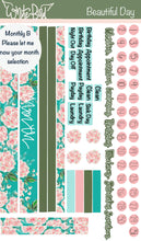 Load image into Gallery viewer, Beautiful Day Faith Stickers| christian Planner Stickers|floral Stickers|Bible Journaling Stickers|Faith Sticker Sheets
