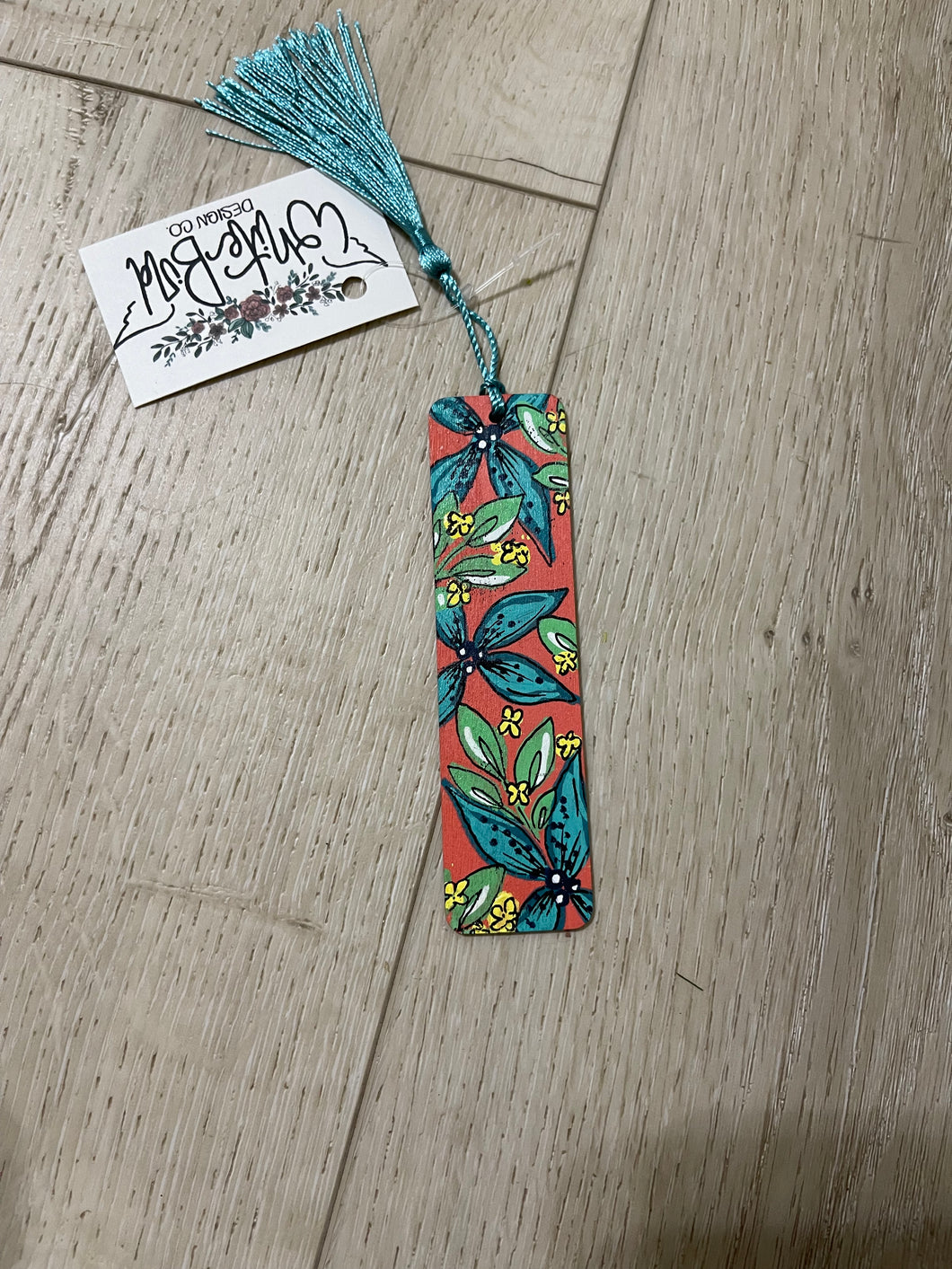 Hand Painted Wooden Bookmark| Hand Lettered| Isaiah 26:3| Bookmark| Bible Accessories| Book Lover Gift| Christian Gifts