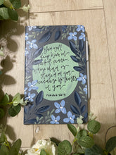 Load image into Gallery viewer, Hand Painted Journal w/pen|Isaiah 26|christian gift
