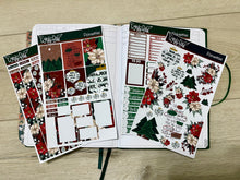 Load image into Gallery viewer, Poinsettias Faith Stickers| christian Planner Stickers|christmas winter Stickers|Bible Journaling Stickers|Faith Sticker Sheets
