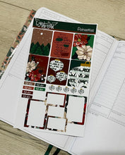 Load image into Gallery viewer, Poinsettias Faith Stickers| christian Planner Stickers|christmas winter Stickers|Bible Journaling Stickers|Faith Sticker Sheets
